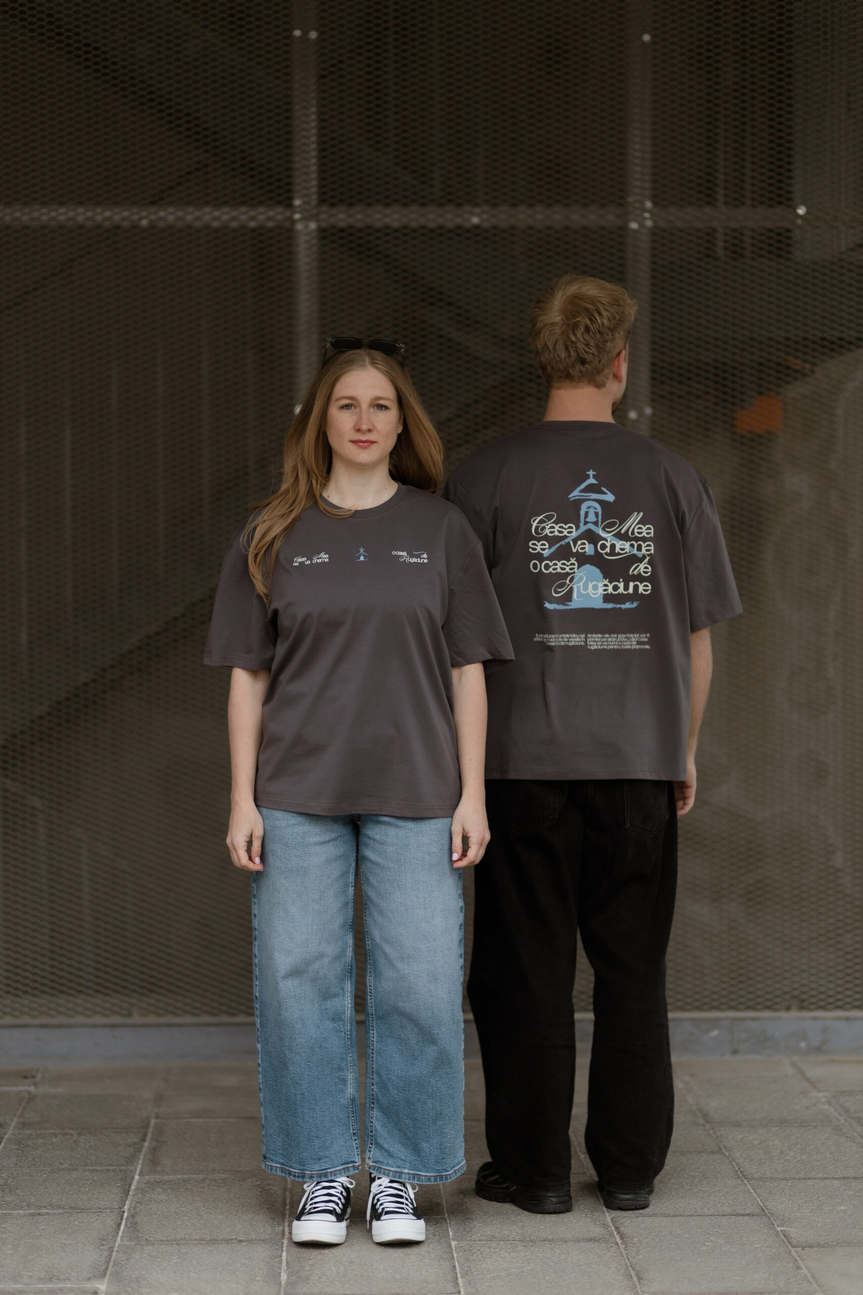 Casa Mea -  T-Shirt Cropped (gri)