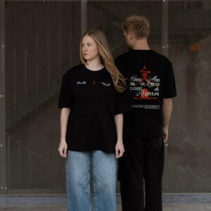 Casa Mea -  T-Shirt Cropped (negru)